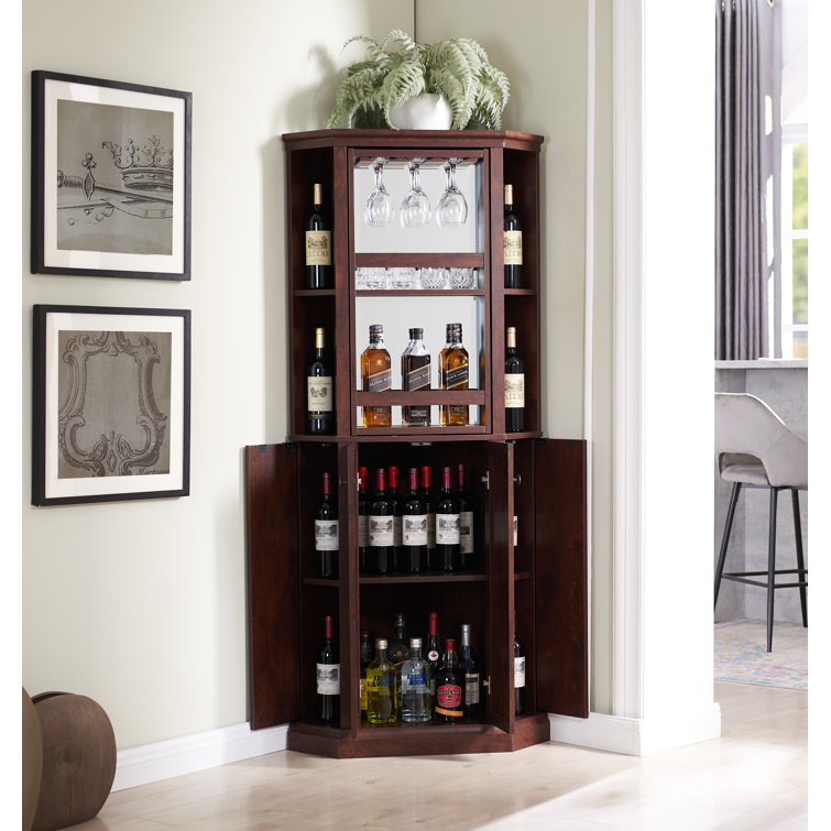 Corner on sale bar stand